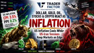 Forex Market Today Dollar, Gold, Oil, Stocks & Crypto React as US Inflation Cools While US-Iran Tensions Keep Markets on Edge