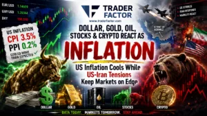 Forex Market Today Dollar, Gold, Oil, Stocks & Crypto React as US Inflation Cools While US-Iran Tensions Keep Markets on Edge