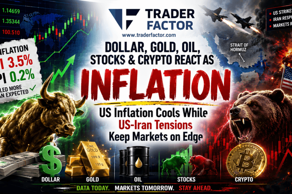 Forex Market Today Dollar, Gold, Oil, Stocks & Crypto React as US Inflation Cools While US-Iran Tensions Keep Markets on Edge