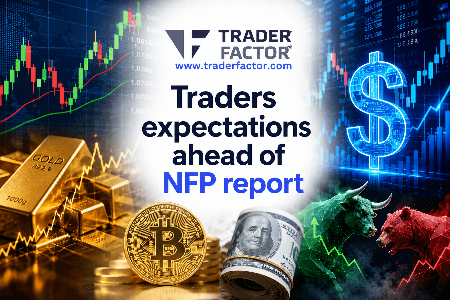 Forex Market Today Dollar, Gold, Stocks, Crypto & Oil Brace for Volatility Ahead of Non-Farm Payrolls (NFP)