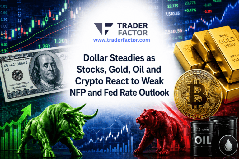 Forex Market Today Dollar Steadies as Stocks, Gold, Oil and Crypto React to Weak NFP and Fed Rate Outlook