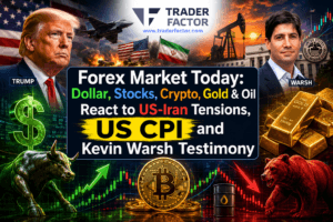 Forex Market Today Dollar, Stocks, Crypto, Gold & Oil React to US-Iran Tensions, US CPI and Kevin Warsh Testimony
