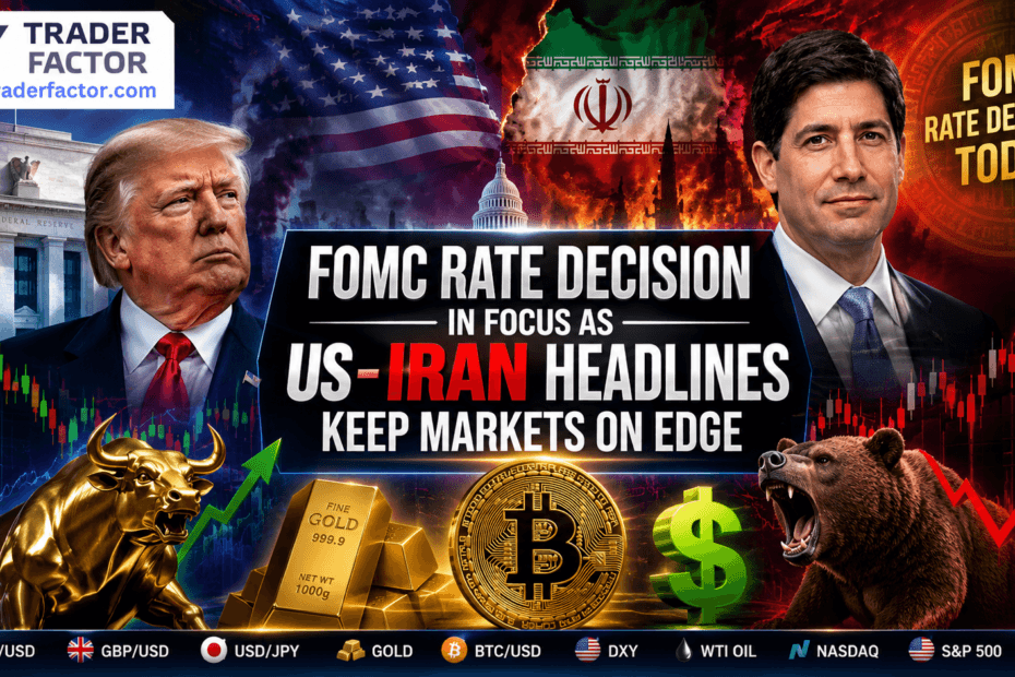 Forex Market Today FOMC Rate Decision in Focus as US-Iran Headlines Keep Markets on Edge