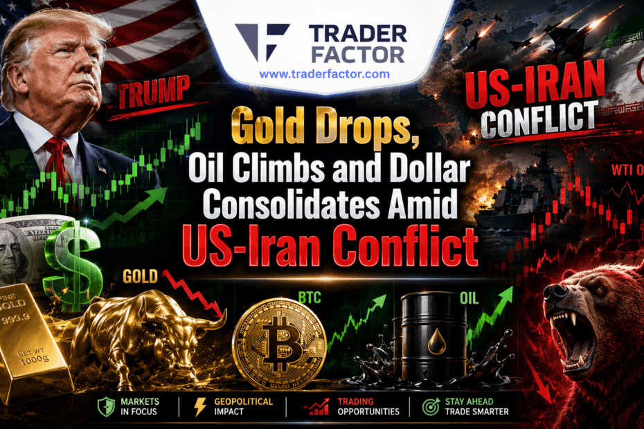 Forex Market Today Gold Drops, Oil Climbs and Dollar Consolidates Amid US-Iran Conflict