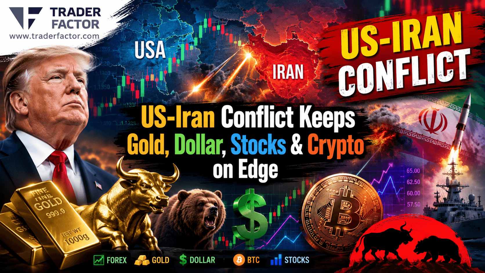 Forex Market Today Oil Surges Above $85, Gold Hits Fresh Highs as US-Iran Conflict Keeps Dollar, Stocks & Crypto on Edge