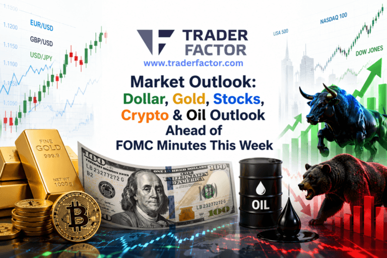Market Outlook Dollar, Gold, Stocks, Crypto & Oil Outlook Ahead of FOMC Minutes This Week