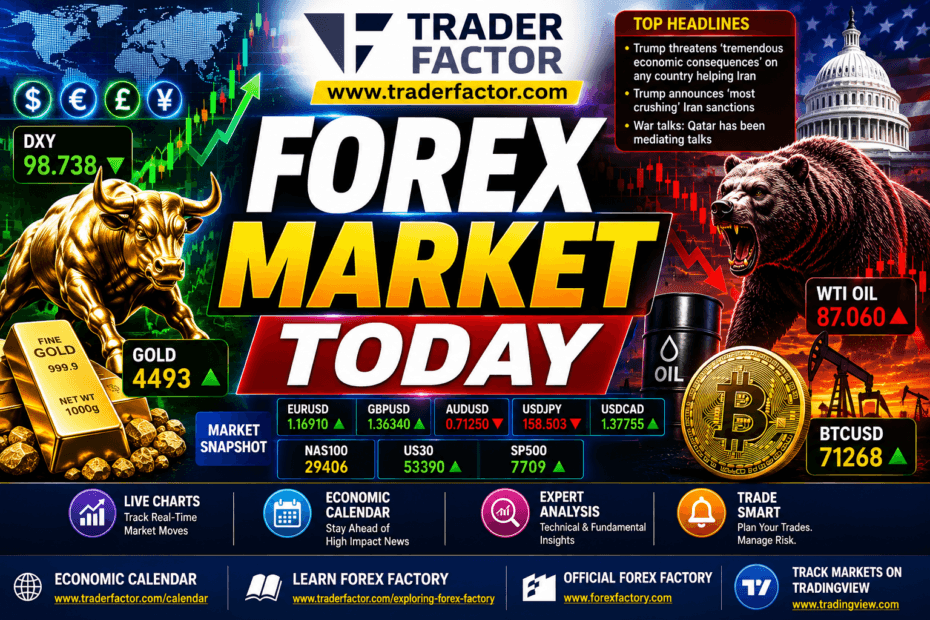 Forex Market Today: Dollar, Gold, Bitcoin and Oil React to FOMC Minutes and Iran Tensions