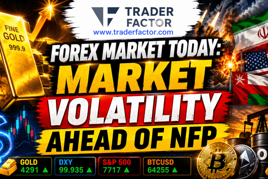 Forex Market Today: Gold, Stocks, Dollar, Oil and Crypto Brace for NFP Volatility