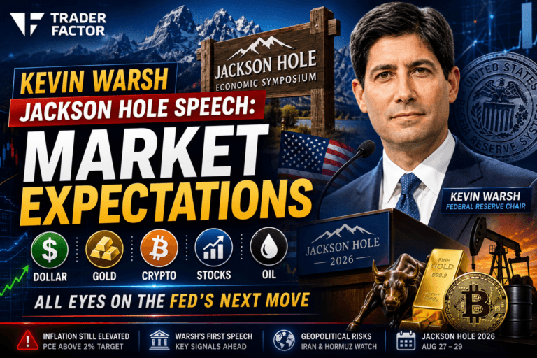 Kevin Warsh Jackson Hole Speech Market Expectations for Dollar, Gold, Crypto, Stocks and Oil
