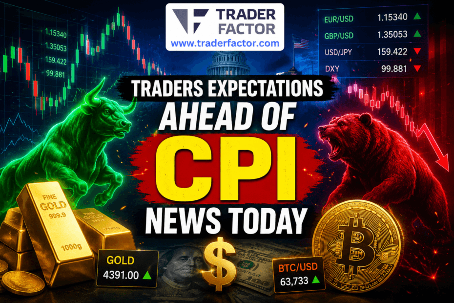 Market Report Traders Expectations Ahead of CPI News Today