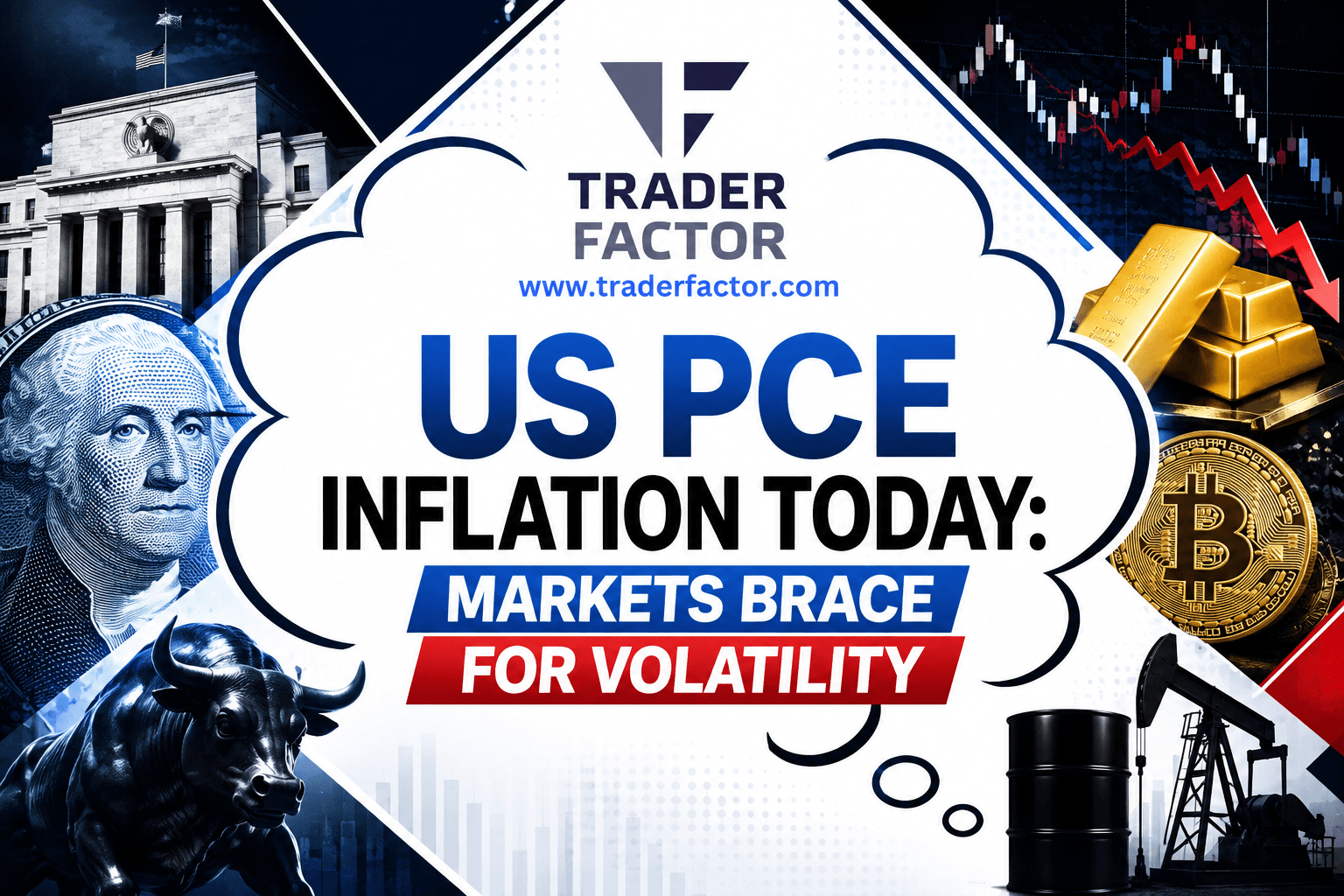 US PCE Inflation Today Dollar, Gold, Crypto, Stocks and Oil Brace for Volatility