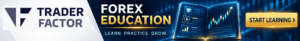TraderFactor Forex Education banner featuring trading courses, market analysis and learning resources