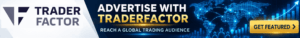 TraderFactor advertising banner inviting financial firms to reach a global trading audience
