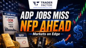 Forex Market Today ADP Jobs Miss, NFP Ahead as Iran Tensions Drive Dollar, Gold, Oil, Crypto and Stocks
