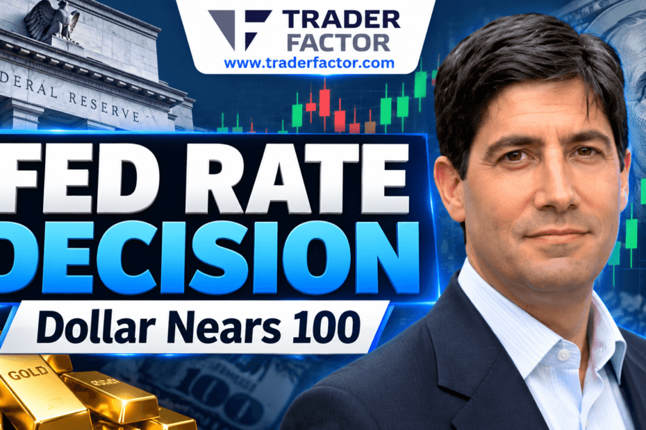 Forex Market Today Fed Rate Decision in Focus as Dollar Nears 100 and Gold Falls