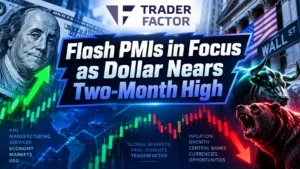 Forex Market Today Flash PMIs in Focus as Dollar Nears Two-Month High and Aussie Manufacturing Contracts