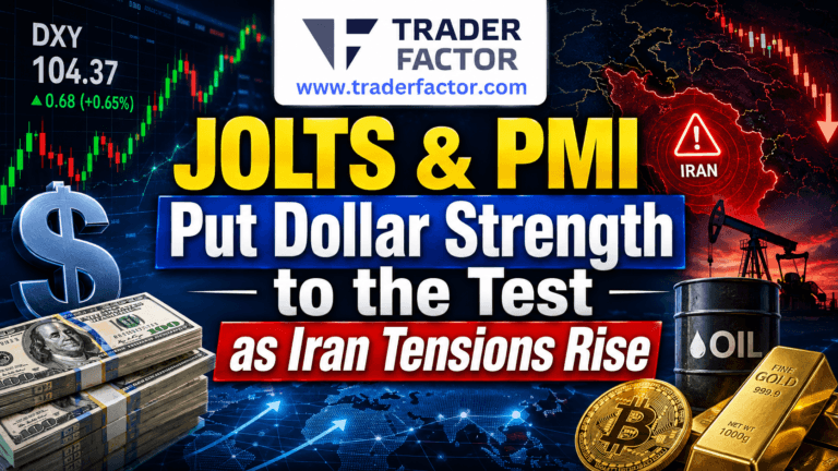 Forex Market Today JOLTS and PMI Put Dollar Strength to the Test as Iran Tensions Rise