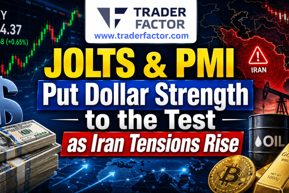 Forex Market Today JOLTS and PMI Put Dollar Strength to the Test as Iran Tensions Rise