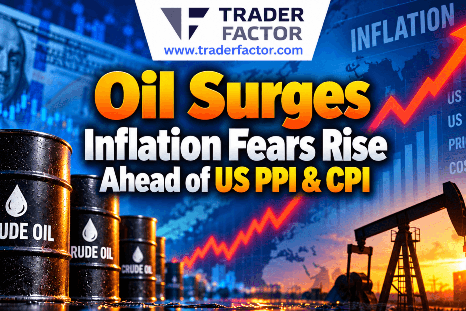 Forex Market Today Oil Surges as Inflation Fears Rise Ahead of US CPI