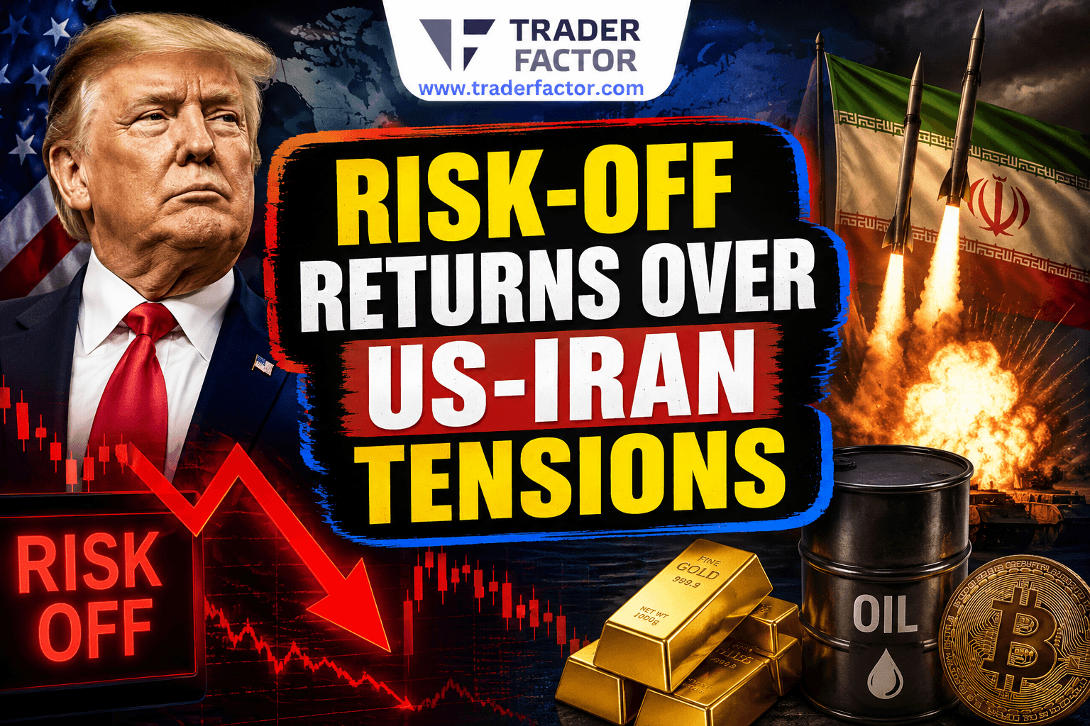 Forex Market Today Oil and Dollar Rise as US-Iran Tensions Trigger Risk-Off Trading