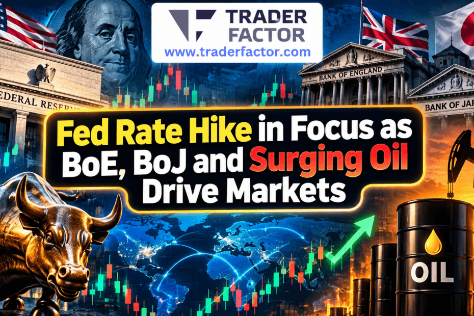 Market Outlook This Week Fed Rate Hike in Focus as BoE, BoJ and Surging Oil Drive Markets