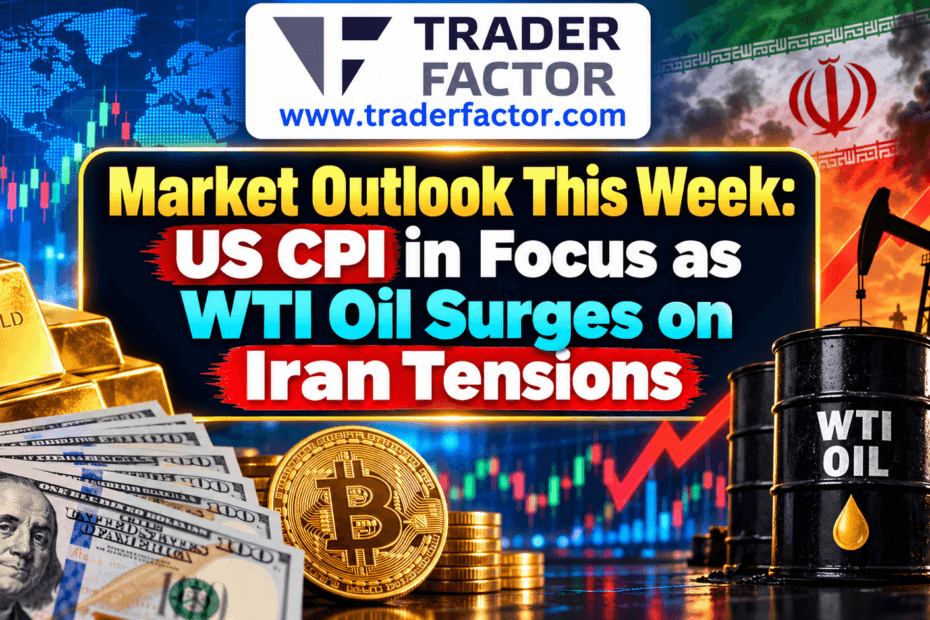 Market Outlook This Week US CPI in Focus as WTI Oil Surges on Iran Tensions
