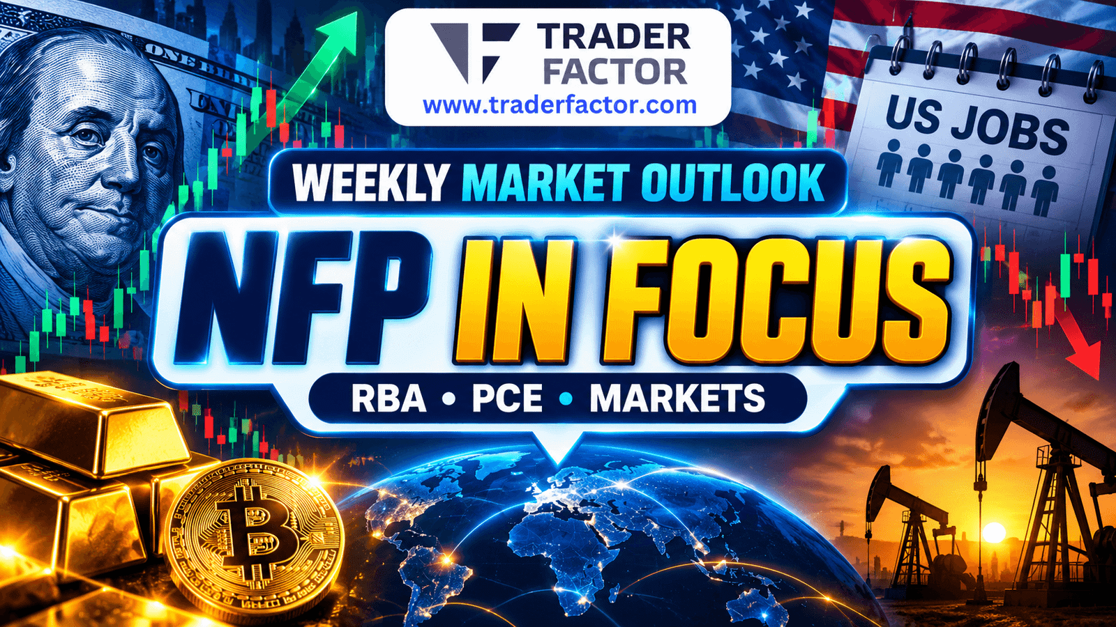 Market Outlook This Week US NFP, RBA Rate Decision and PCE Inflation in Focus