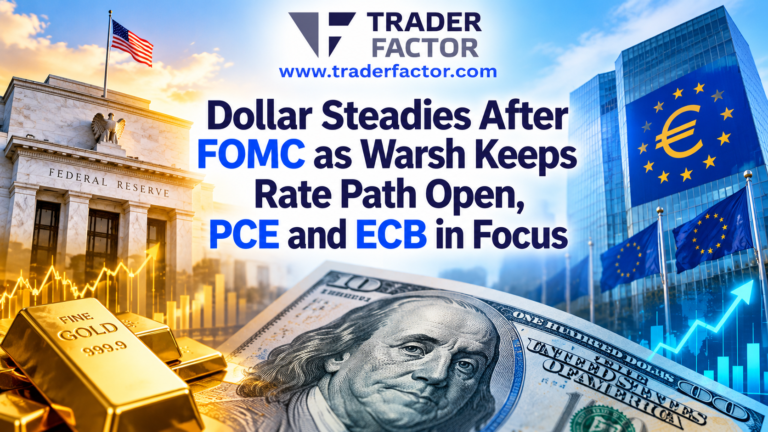 Dollar Steadies After Fed Hold as Warsh Keeps Rate Path Open, PCE and ECB in Focus