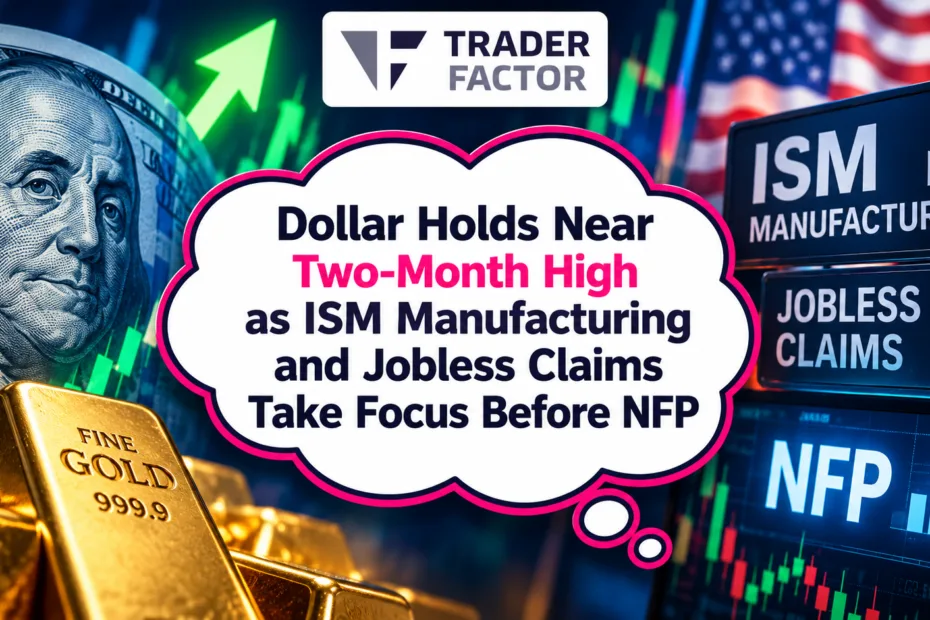 Forex Market Today Dollar Holds Near Two-Month High as ISM Manufacturing and Jobless Claims Take Focus Before NFP