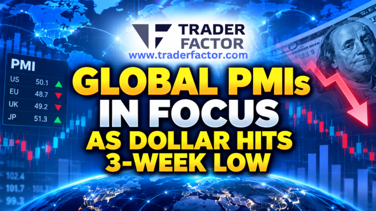 Forex Market Today Global PMIs in Focus as Dollar Hits 3-Week Low and Gold Tests $4,000