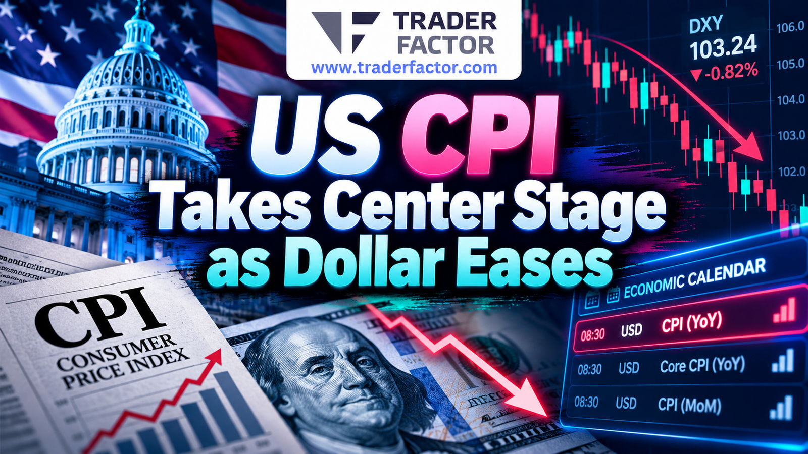 Forex Market Today US CPI Takes Center Stage as Dollar Eases, Gold Tests $4,150 and Oil Keeps Inflation Risk High